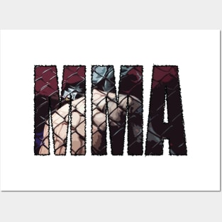 MMA Mixed Martial Arts 3 Posters and Art